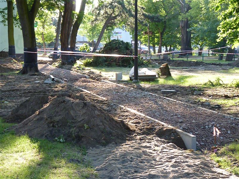 Ruszyła renowacja parku w Chodakowie